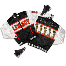 Load image into Gallery viewer, RETRO LABEL Legacy Satin JACKET (RETRO 13 play off)