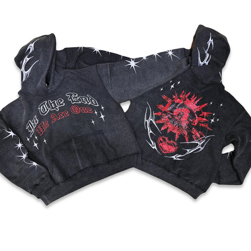 RETRO LABEL We are One HOODIE (RETRO 1 High OG Black Toe Reimagined)