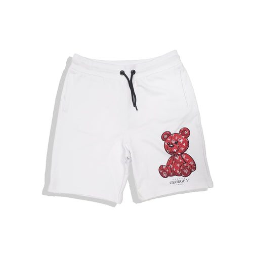 George V Paris Teddy Shorts (White)