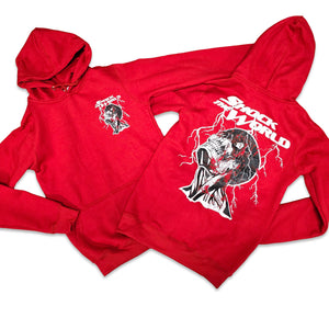 RETRO LABEL SHOCK THE WORLD HOODIE (RETRO 4 BRED)