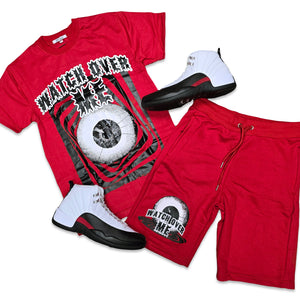 Retro Label WATCH OVER ME Shorts and Shirt Set (Retro 12 Taxi)