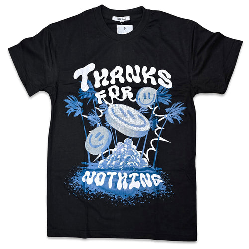 RETRO LABEL THANKS FOR NOTHING SHIRT (Retro 4 Military Blue)