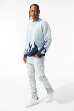 Load image into Gallery viewer, Jordan Craig Inferno Crewneck Sweater (Azure)