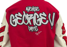 Load image into Gallery viewer, George V Paris Varsity Jacket (RED/WHITE)