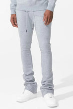 Load image into Gallery viewer, JORDAN CRAIG UPTOWN STACKED SWEATPANTS (HEATHER GREY)