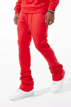 Load image into Gallery viewer, Jordan Craig Uptown Stacked Sweatpants (Red)