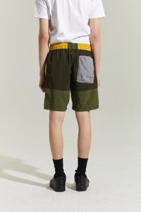 Alpha Style Ryder Hiking Shorts (Dark Olive/ Multi)