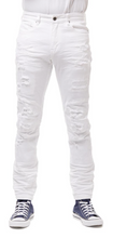 Load image into Gallery viewer, Smoke Rise Fashion Jeans Rip &amp; Repair (White)