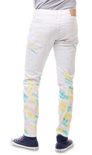 Load image into Gallery viewer, Smoke Rise Fashion Jeans With Paint (Spectrum White)