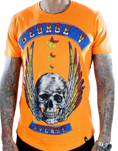 George V Paris Fly Skull (Orange)