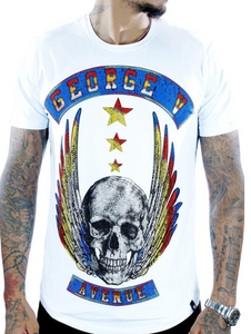 George V Paris Fly Skull (White)