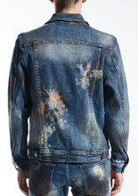 Load image into Gallery viewer, Embellish Clark Denim Jacket (Indigo Paint)