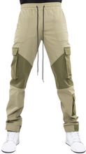 Load image into Gallery viewer, EPTM Color Block Twill Pants (Olive)