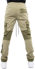 Load image into Gallery viewer, EPTM Color Block Twill Pants (Olive)