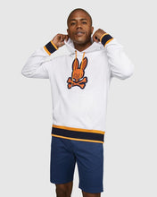 Load image into Gallery viewer, Psycho Bunny MENS CORBY TWILL LOGO HOODIE (White)