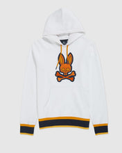 Load image into Gallery viewer, Psycho Bunny MENS CORBY TWILL LOGO HOODIE (White)