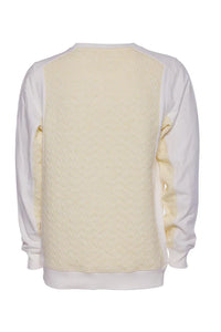 A TIZIANO Blaise | Fancy Knit Crewneck (PALE LIME)