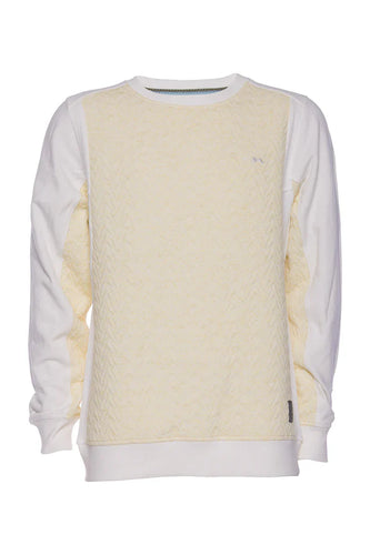 A TIZIANO Blaise | Fancy Knit Crewneck (PALE LIME)