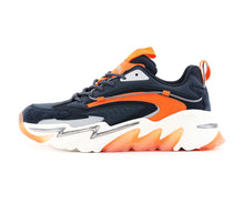 Load image into Gallery viewer, Mazino Chrome Shoes (Navy/Orange)