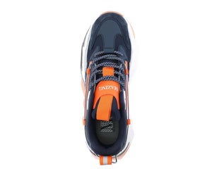 Mazino Chrome Shoes (Navy/Orange)