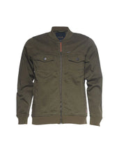 Load image into Gallery viewer, A TIZIANO Davis | Solid Bomber Jacket (Dark Olive)