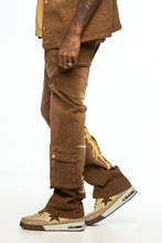 Load image into Gallery viewer, AOLOGNE LEFT STANDING BROWN PANTS (BROWN)