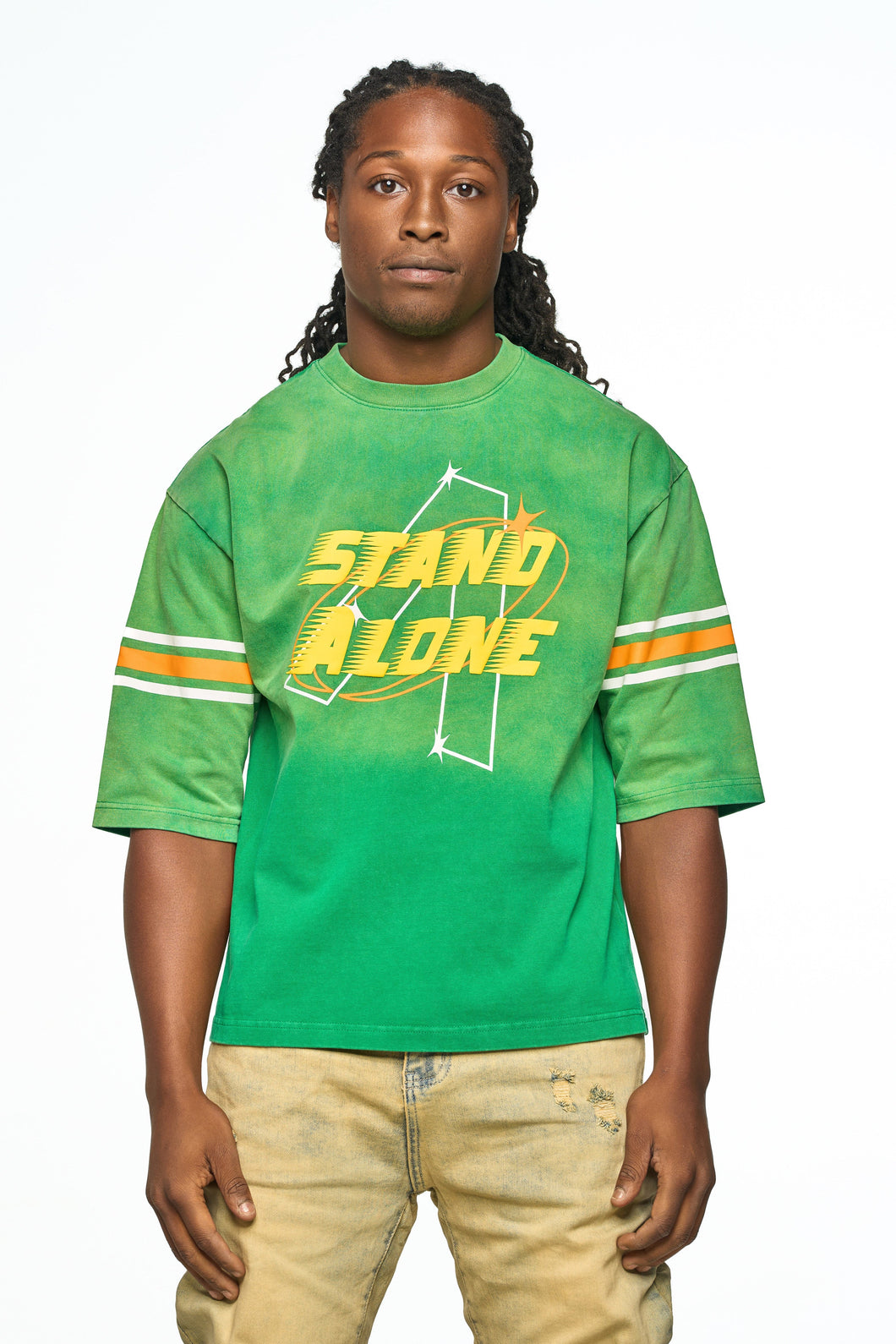 AOLOGNE ONE MAN TEAM GREEN SS TEE (GREEN)