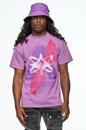 AOLOGNE NEVER ALONE SS TEE (LAVENDER)