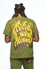 Load image into Gallery viewer, AOLOGNE LEAVE ME AOLOGNE OLIVE SS TEE (OLIVE)