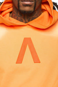 AOLOGNE STAND ALONE WASH HOODIE (ORANGE)