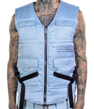Load image into Gallery viewer, THC X THE SHOP 147 Four Quarters Puffer Vest (Chi Blue)