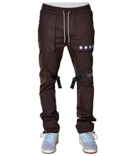 Load image into Gallery viewer, THC X THE SHOP 147 Four Quarters Flared Cargo Pants (Chocolate)
