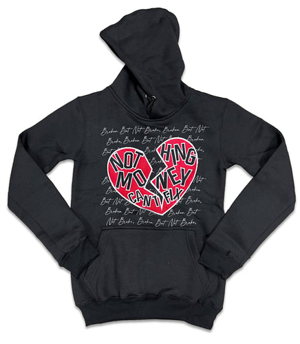 RETRO LABEL Broke but not Broken HOODIE (RETRO 13 play off)