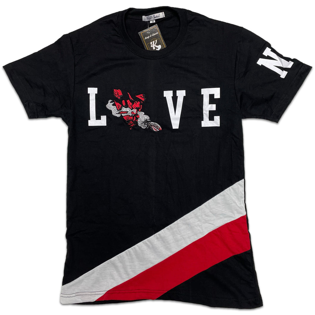 RETRO LABEL LOVE NO ONE SHIRT (RETRO 1 BRED PATENT)