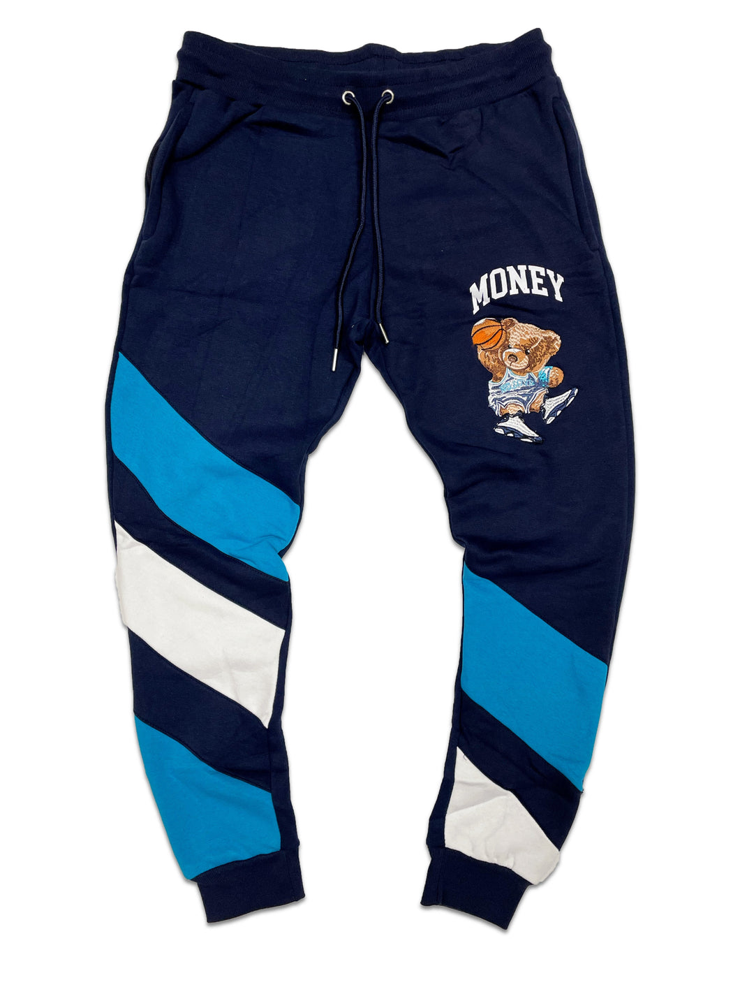 Retro Label Money Bear Joggers (Retro 13 Obsidian)