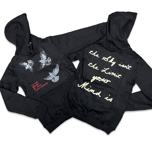 RETRO LABEL GO BEYOND HOODIE (Retro 2 Black Cement)