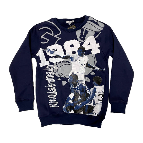 Retro Label 1984 Georgetown Crewneck (Retro 1 Georgetown)