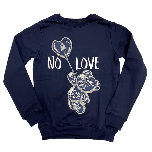 Retro Label No Love Crewneck (Retro 1 OG Georgetown)