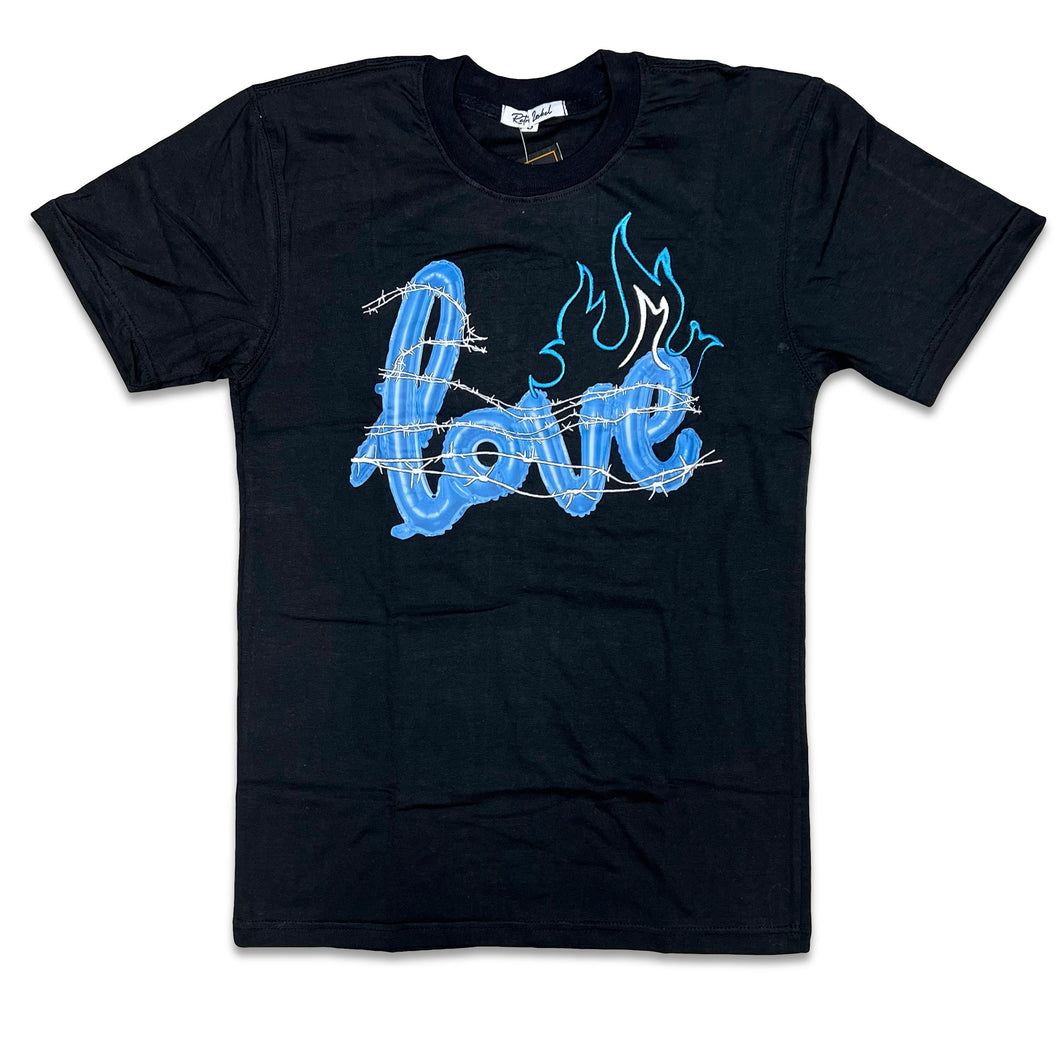 RETRO LABEL Love SHIRT (RETRO 5 UNC UNIVERSITY BLUE)