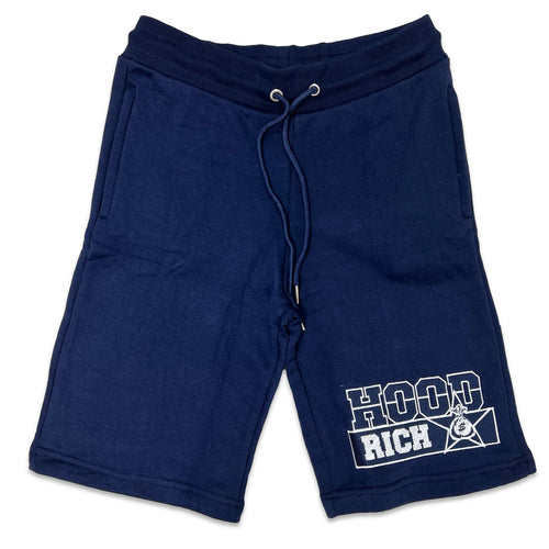 RETRO LABEL Hood Rich Short (RETRO 6 Midnight Navy)