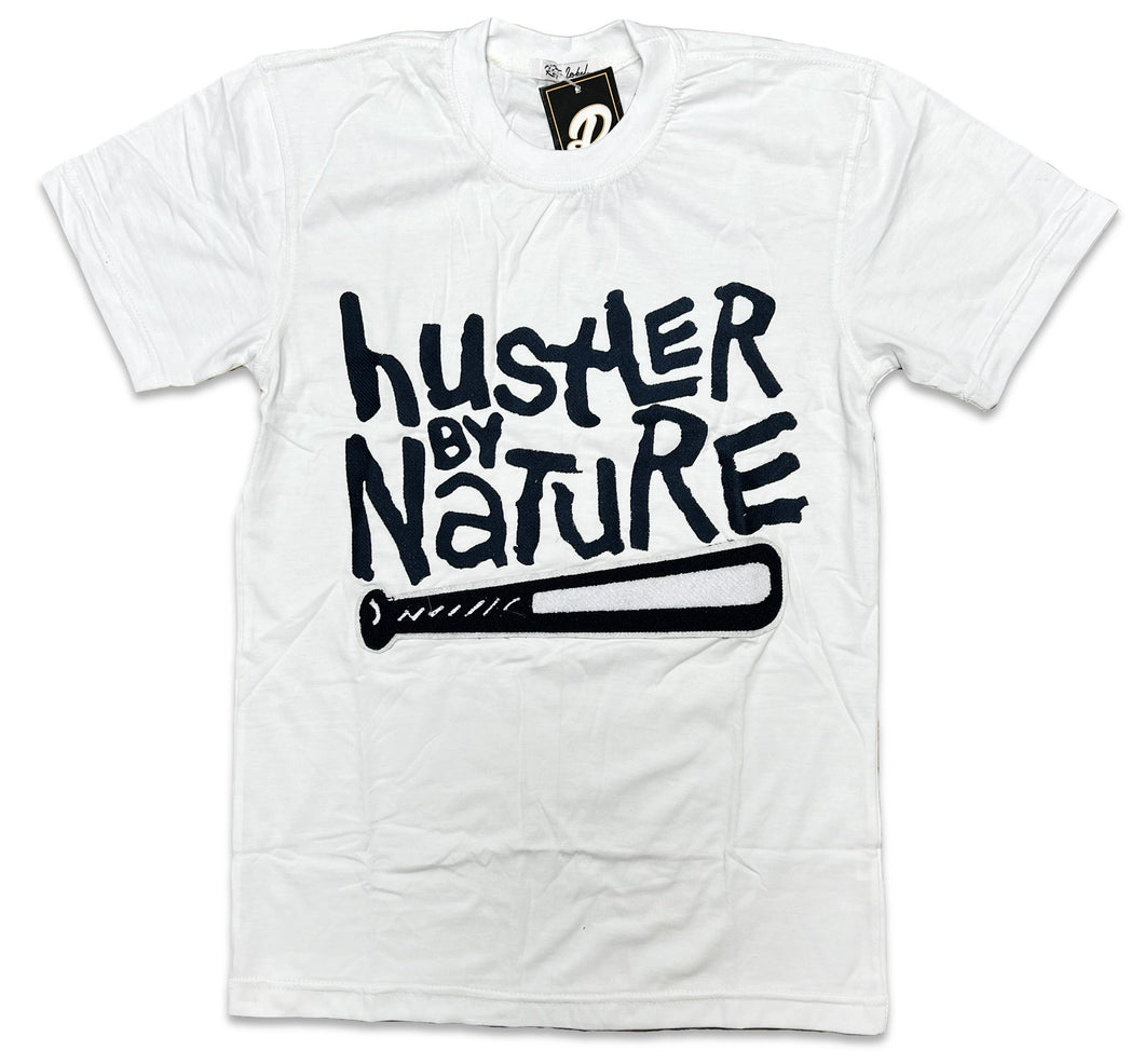 RETRO LABEL Hustler by Nature SHIRT (RETRO 6 Midnight Navy)