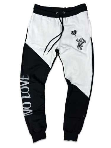 RETRO LABEL No Love JOGGER (RETRO 4 BLACK CANVA)