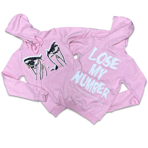 RETRO LABEL Lose My Number HOODIE (RETRO 2 LOW SEERSUCKER)