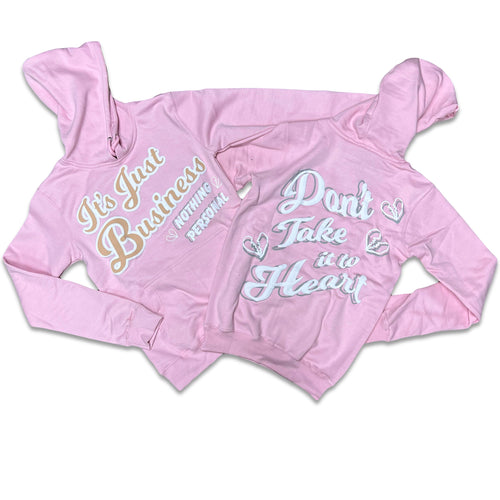 RETRO LABEL Its Just Business HOODIE (RETRO 2 LOW SEERSUCKER)