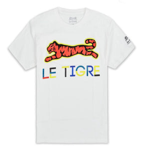 Le Tigre Color Geo Logo Shirt (White)