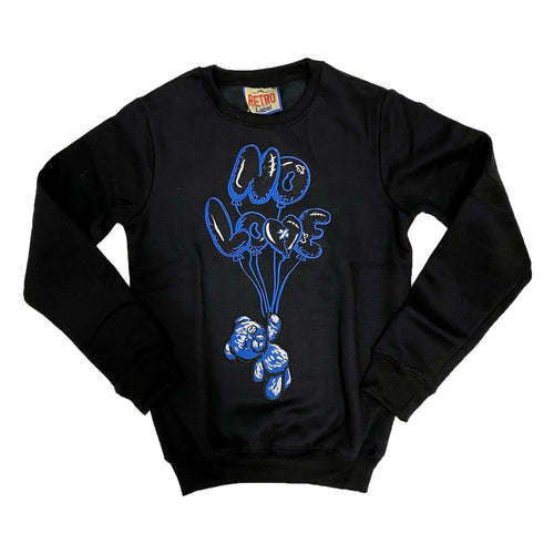 Retro Label No Love Air Crewneck (Retro 1 KO Storm Blue)