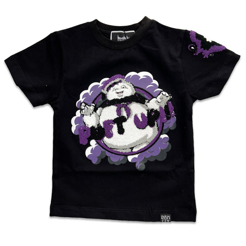 Denimicity KIDS Puft Up Shirt (Black/Purple)