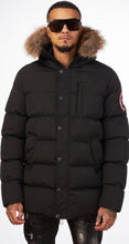 Load image into Gallery viewer, George V Paris Arm Logo Bomber Jacket (Black)