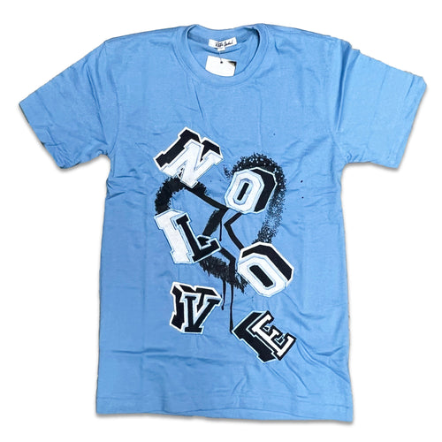 RETRO LABEL No Love Shirt (Retro 5 UNC UNIVERSITY BLUE)