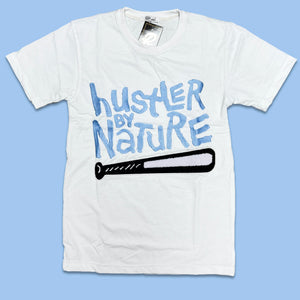 RETRO LABEL Hustler by Nature Shirt (Retro 5 UNC university blue)